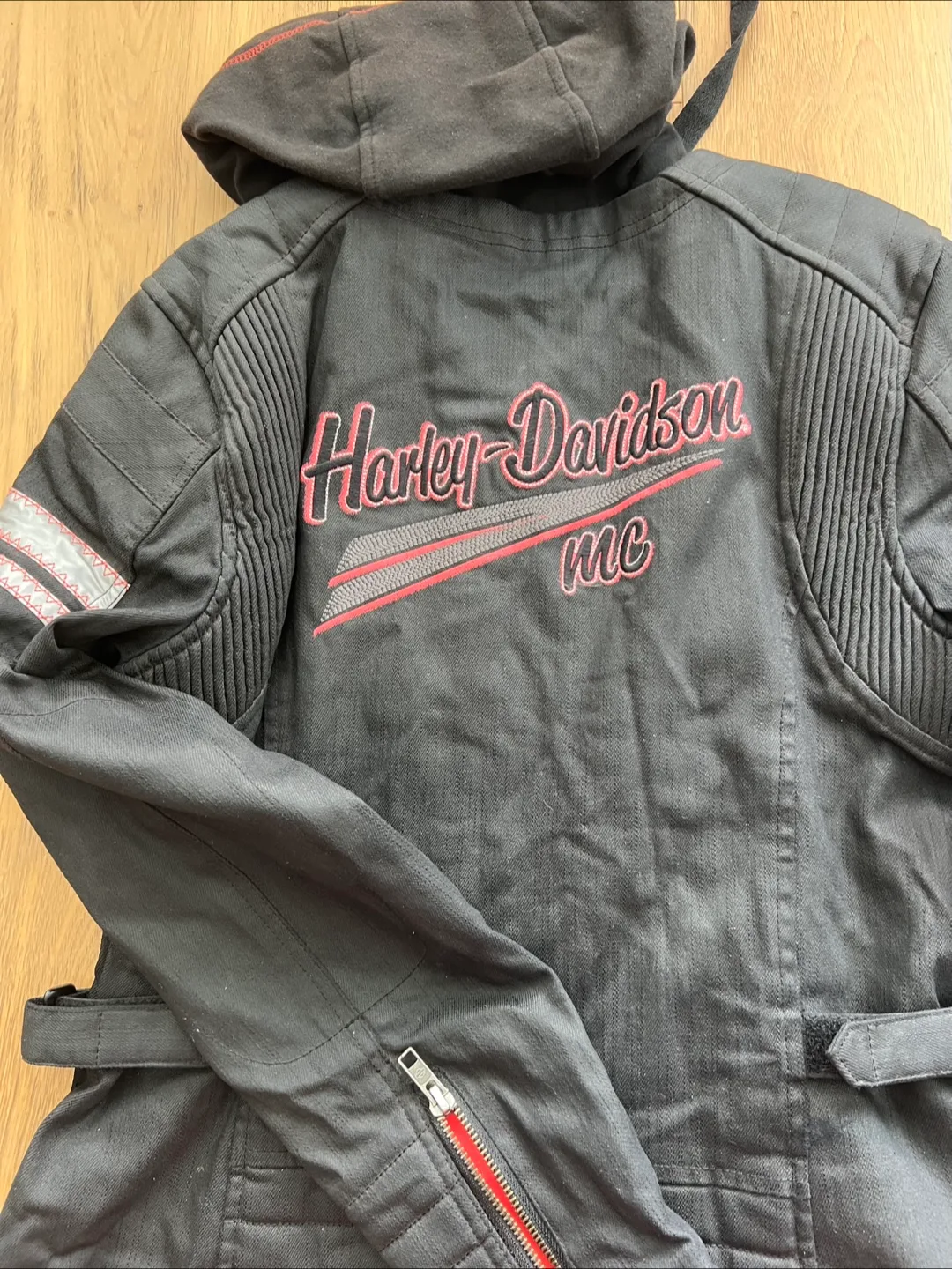 Harley Davidson Black Jacket with Hood image indicator(6)