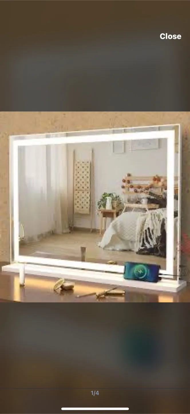 LED Vanity Mirror with Wireless Charger thumbnail