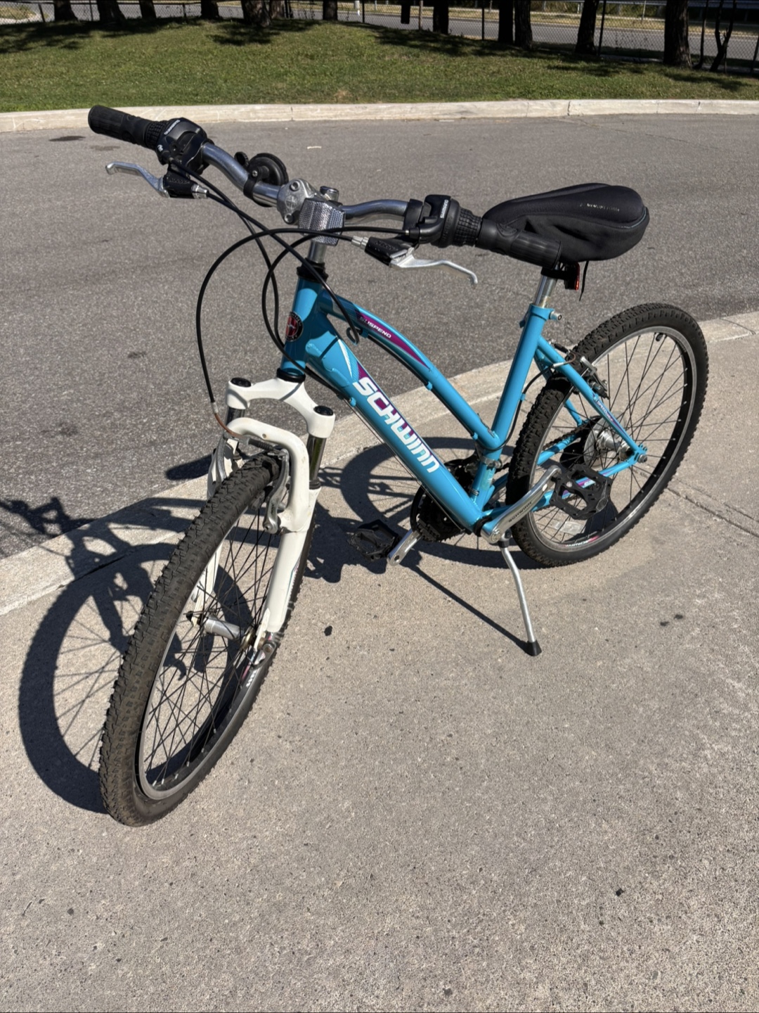 Blue Schwinn Suspend 21 Speed Drive Mountain Bike (As Is) - photo 4