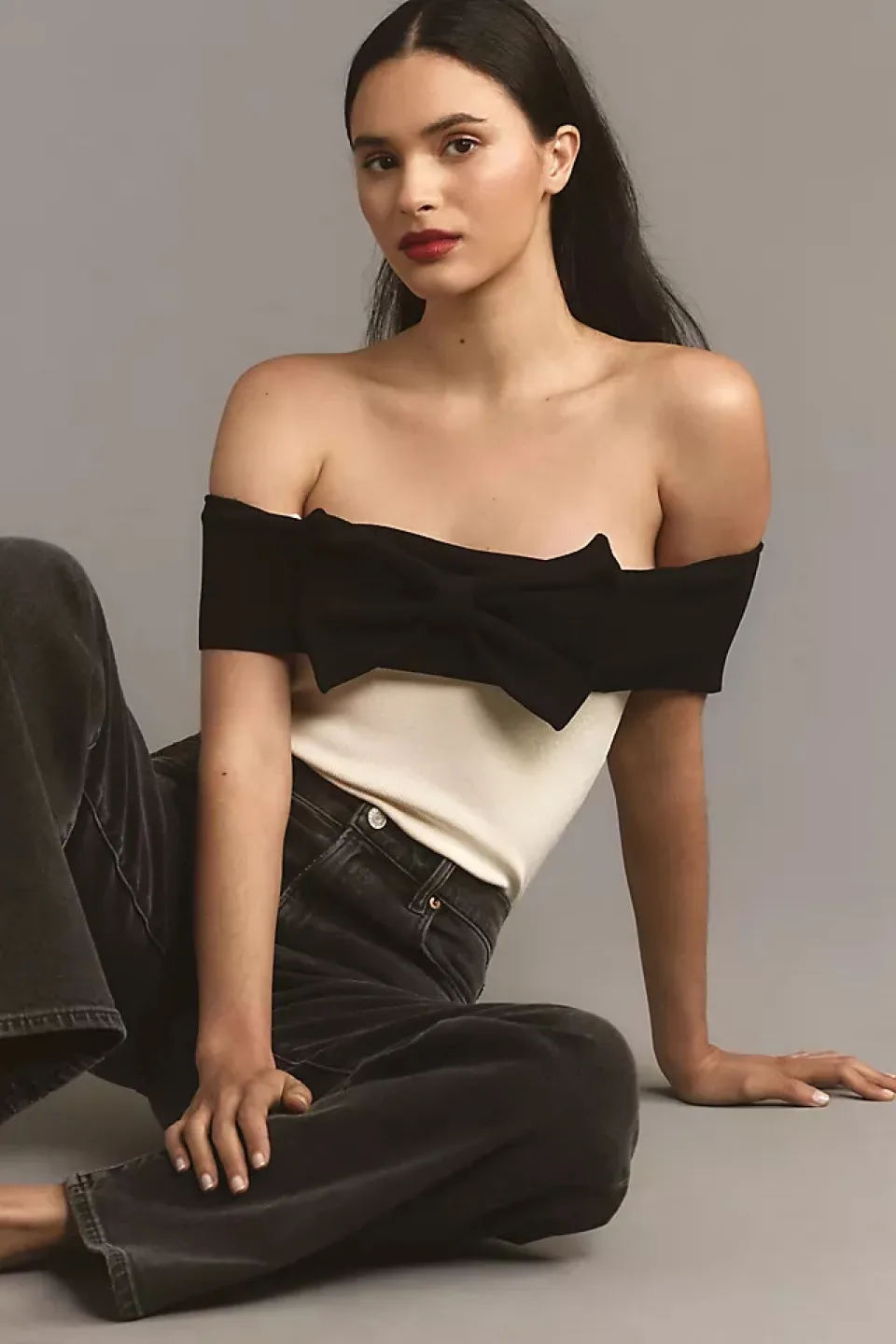 Maeve Off-the-Shoulder top thumbnail