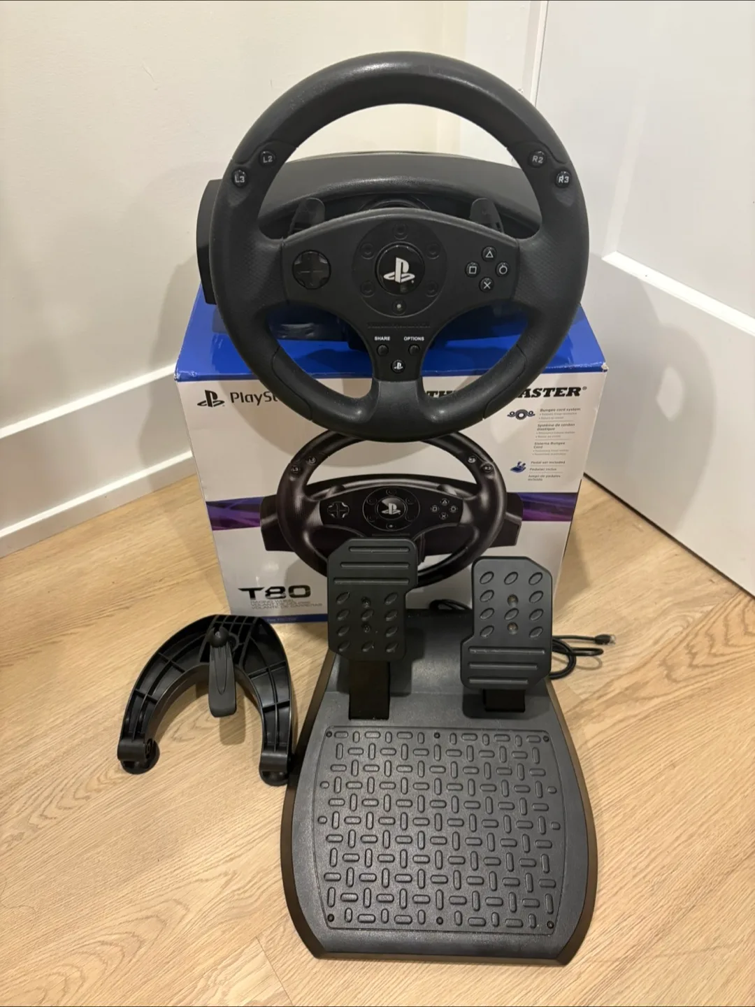 Thrustmaster T80 Racing Wheel for PlayStation & PC thumbnail