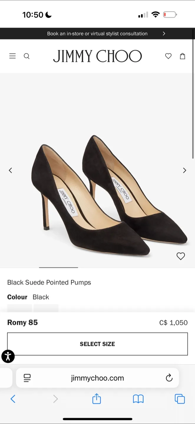 Jimmy Choo Romy 85 Burgundy Suede Pumps - Size 36.5 image indicator(5)