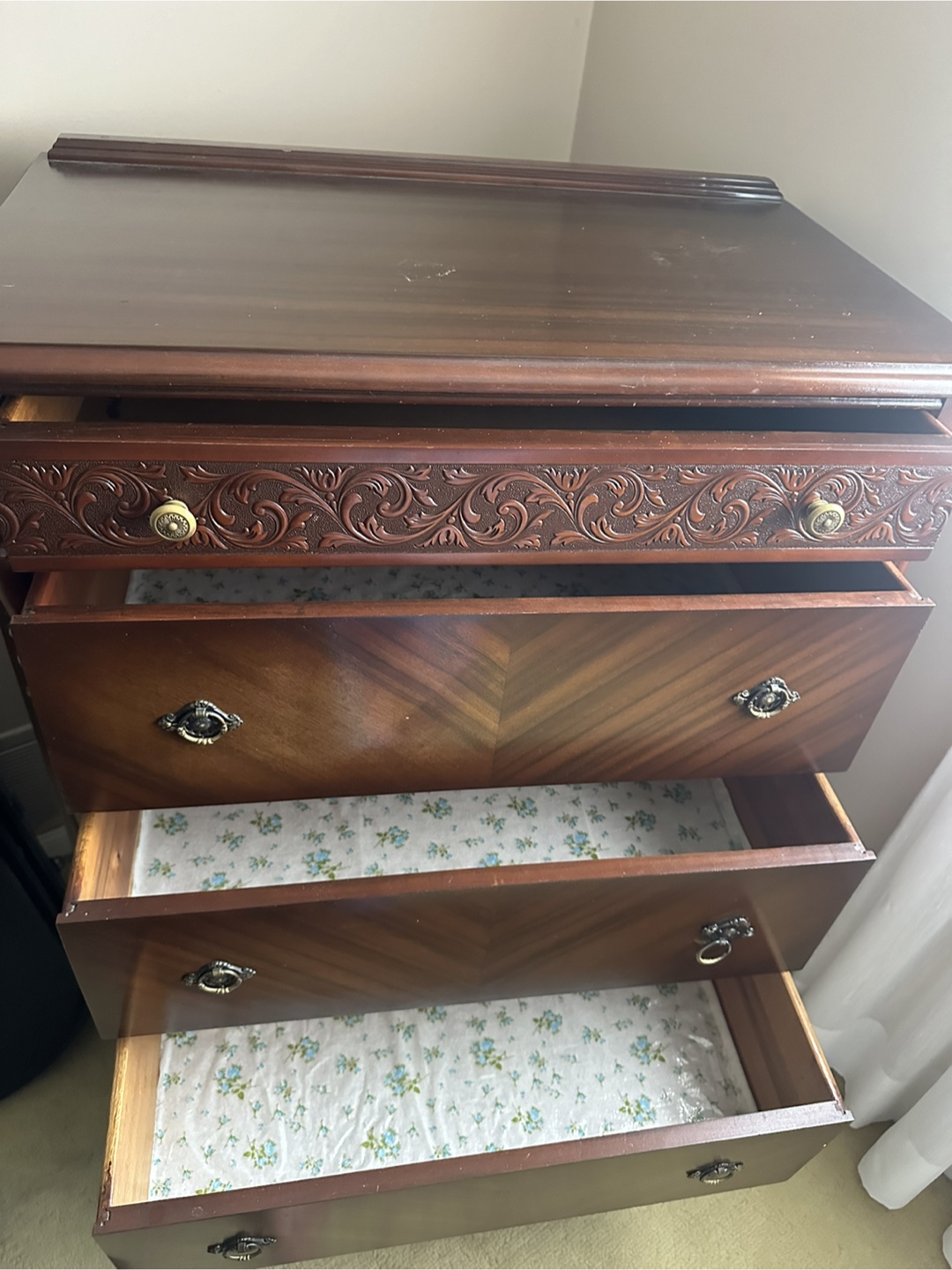 Antique Wooden Dresser - photo 2