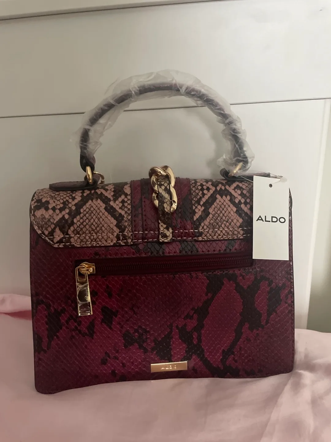 Aldo Snakeskin Print Handbag - New with Tags image indicator(2)