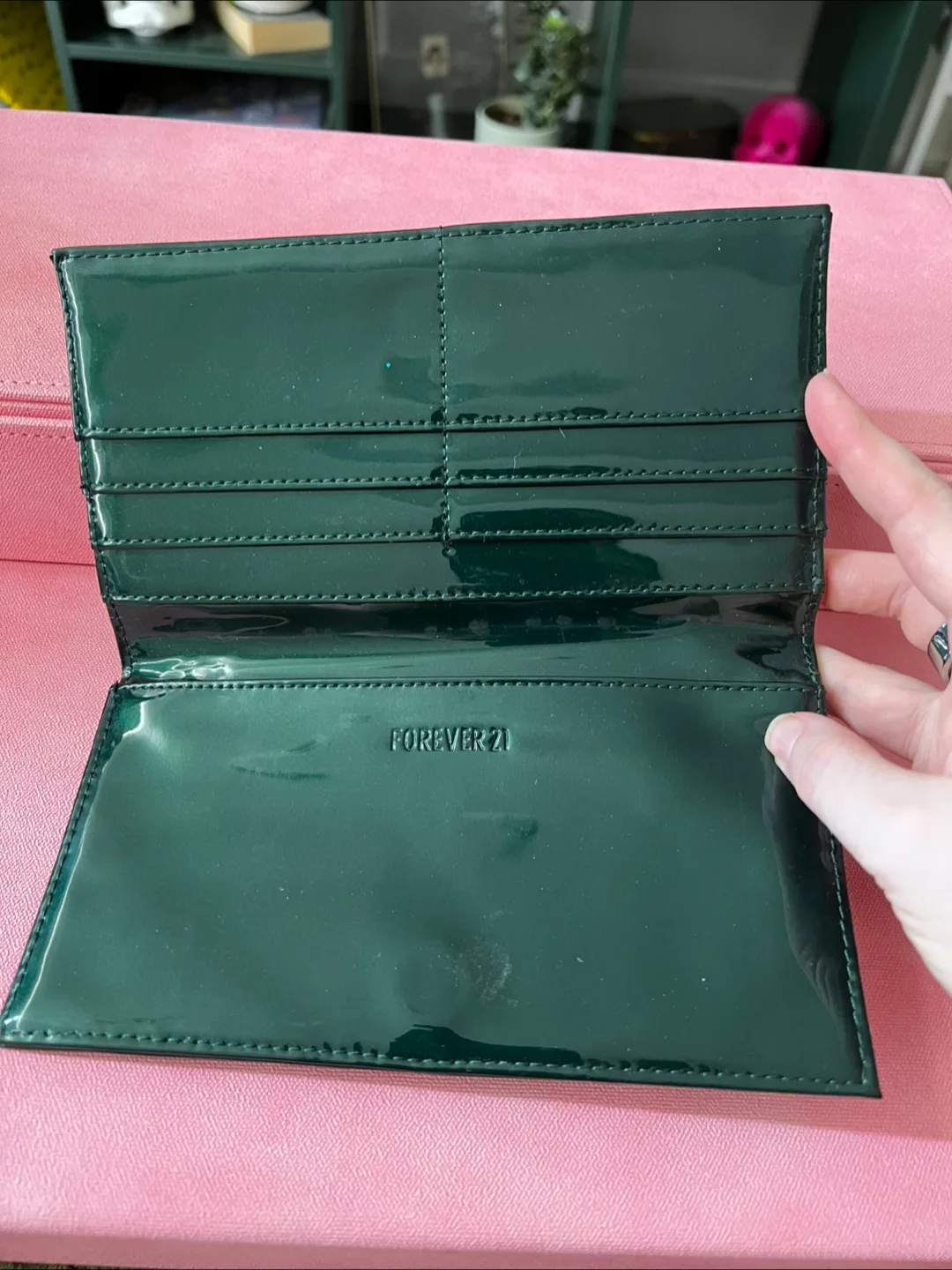 Forever 21 Green Wallet image indicator(2)