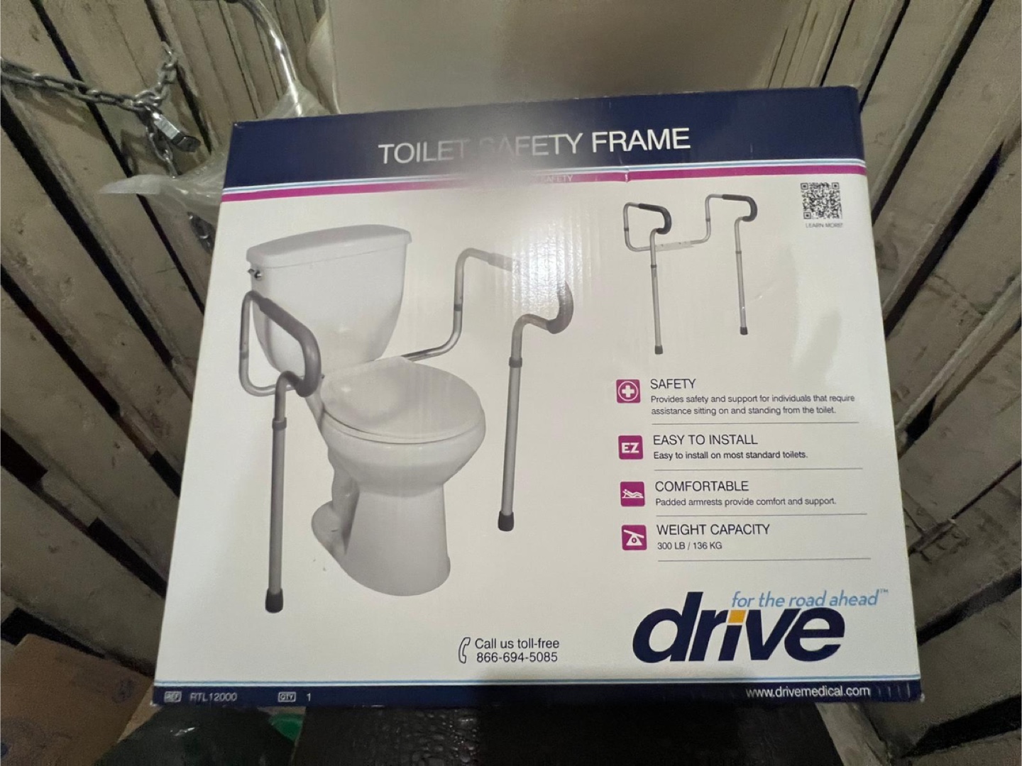 Drive Toilet Safety Frame - RTL12000