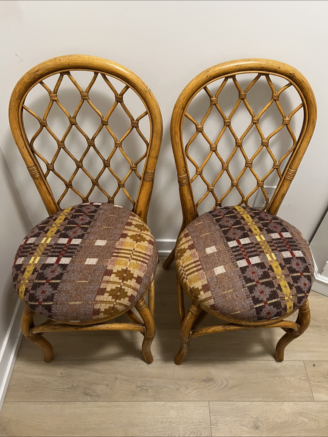 Rattan Dining Chairs - Set of 2 - photo 3