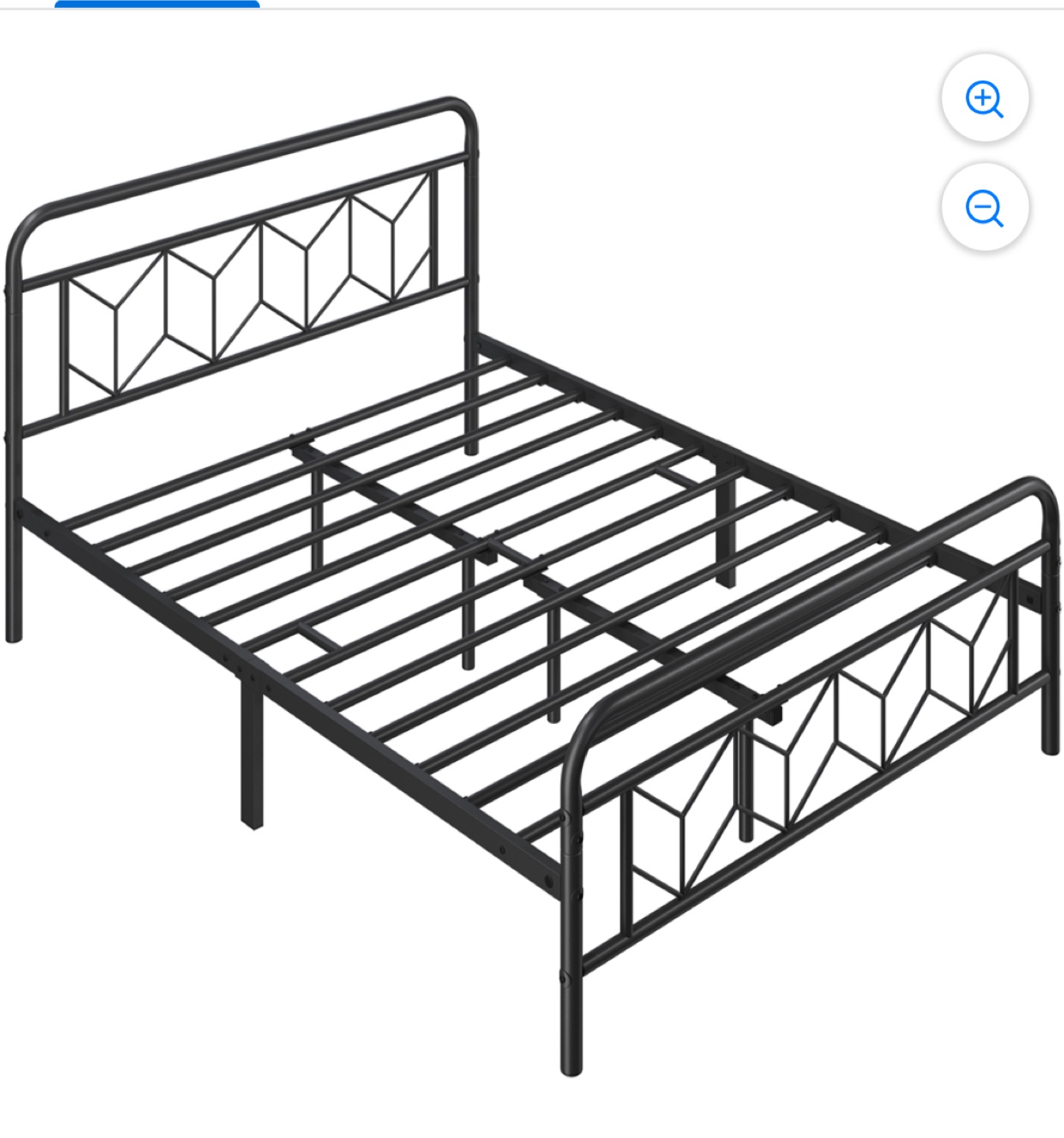 Full size - Black Metal Bed Frame