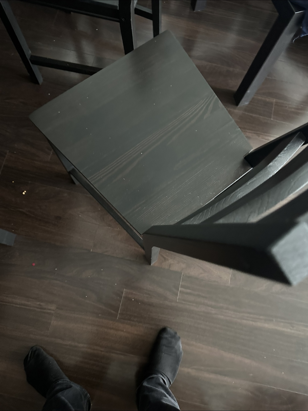 IKEA Dining Table and 4 Chairs - Black - photo 2