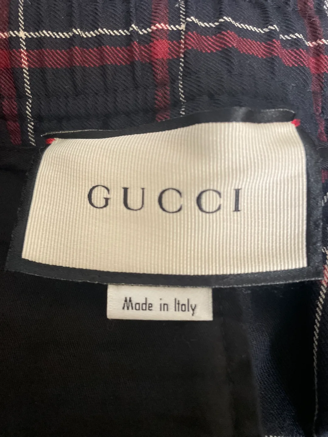 Brand new Gucci Plaid Pattern joggers Pants image indicator(6)