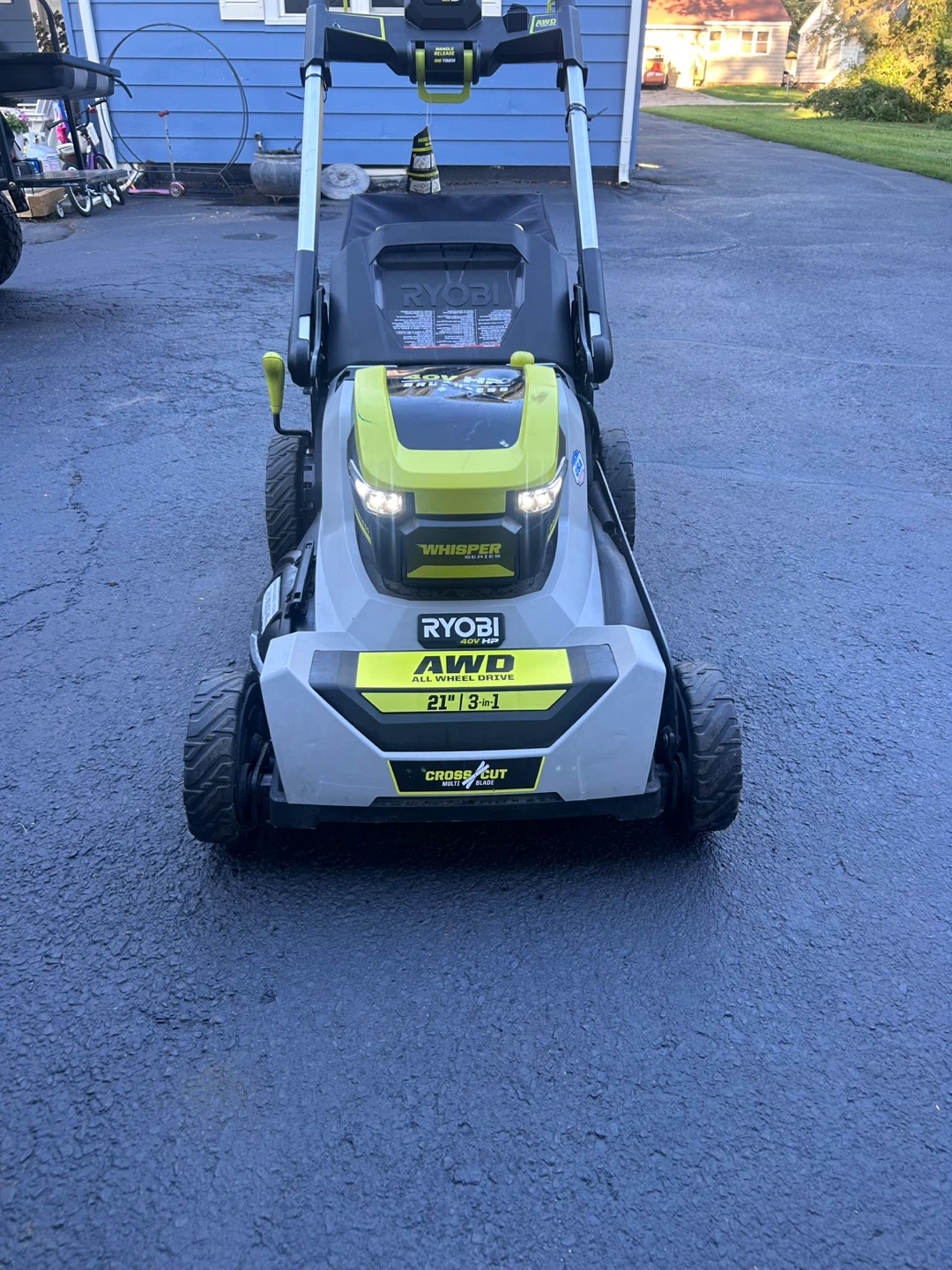 Ryobi 40V HP Brushless AWD 21" 3-in-1 Lawn Mower