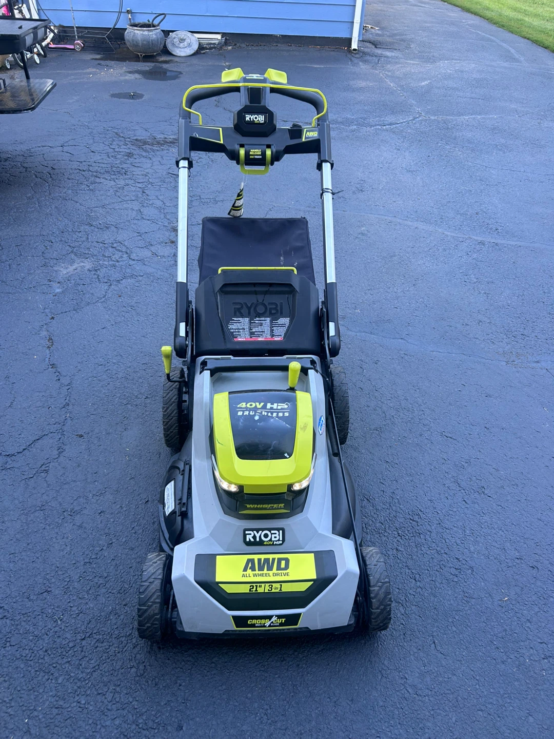 Ryobi 40V HP Brushless AWD 21" 3-in-1 Lawn Mower - photo 2