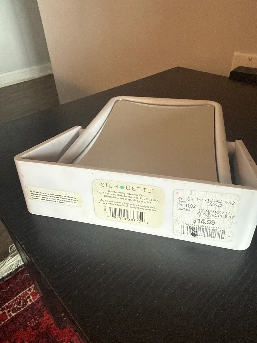 Silhouette Tabletop Vanity Mirror image indicator(2)