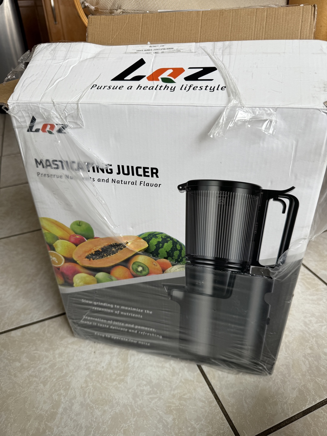 LQZ Cold Press Masticating Juicer - Black - photo 2