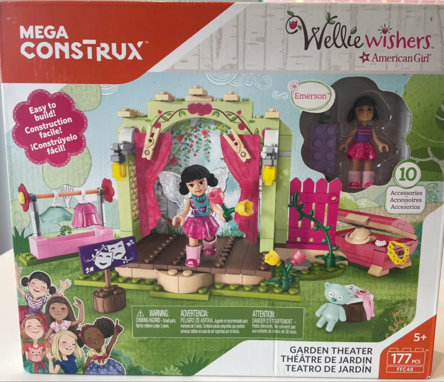 Mega Construx Wellie Wishers Garden Theater Set
