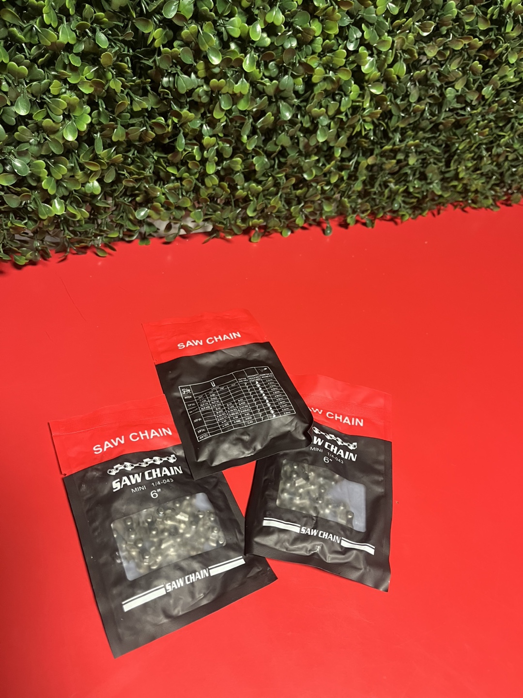 3 Packs 6 Inch Mini Chainsaw Chain mini 1/3-043 - photo 3