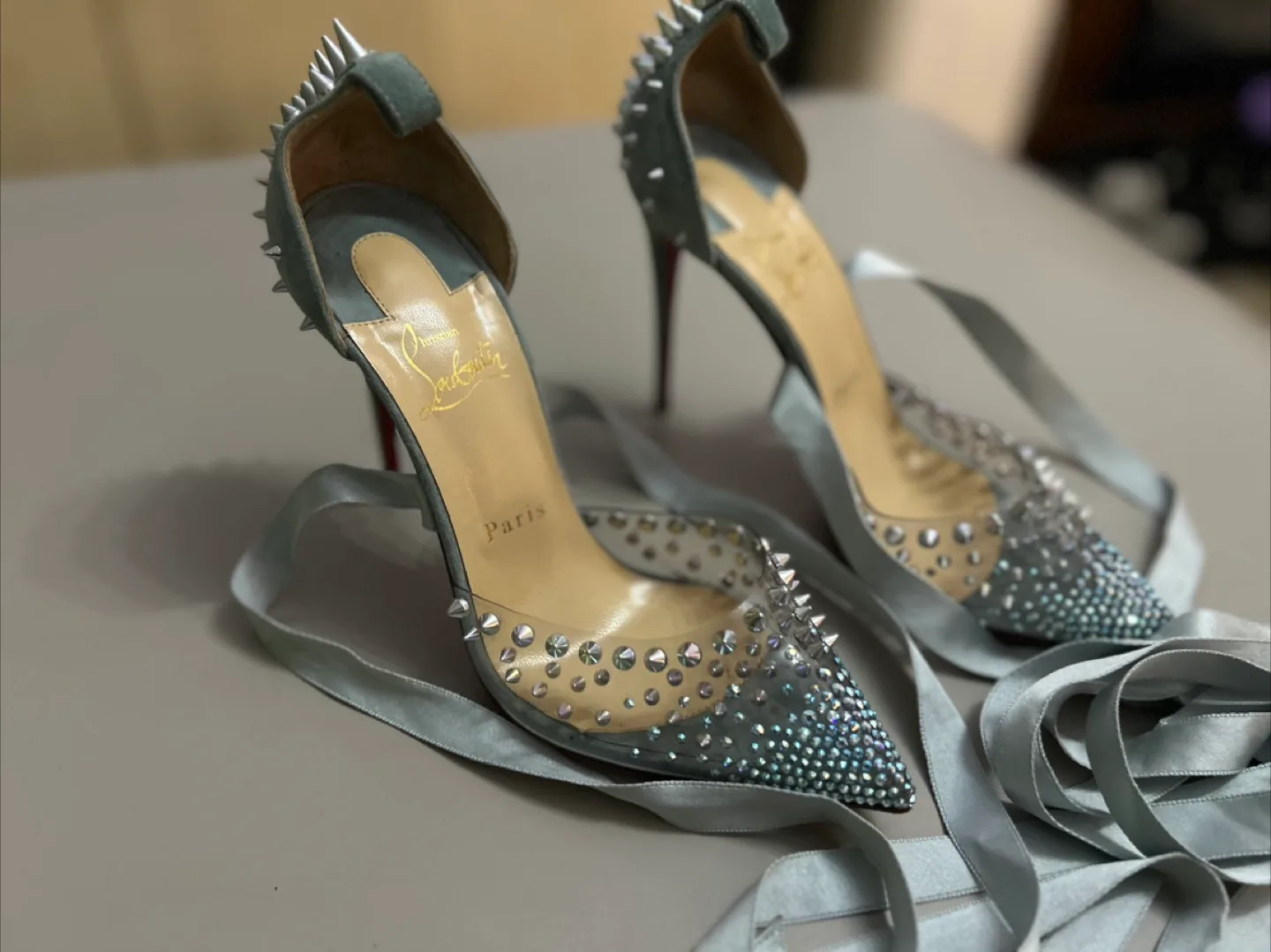 Christian Louboutin Spiked Heels - Size 37.5 image indicator(2)