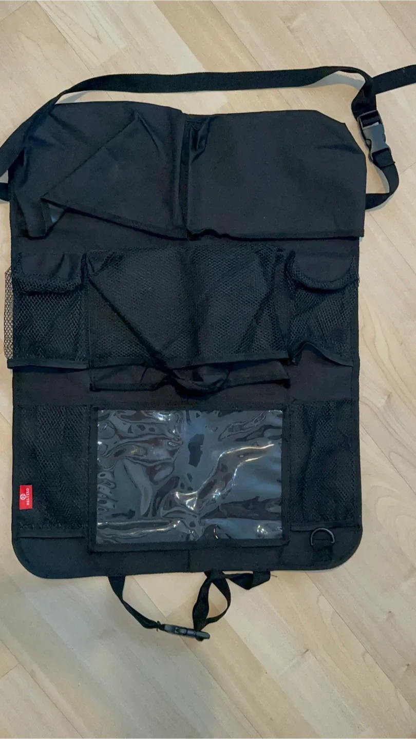 Helteko Black Car Backseat Organizer image indicator(3)