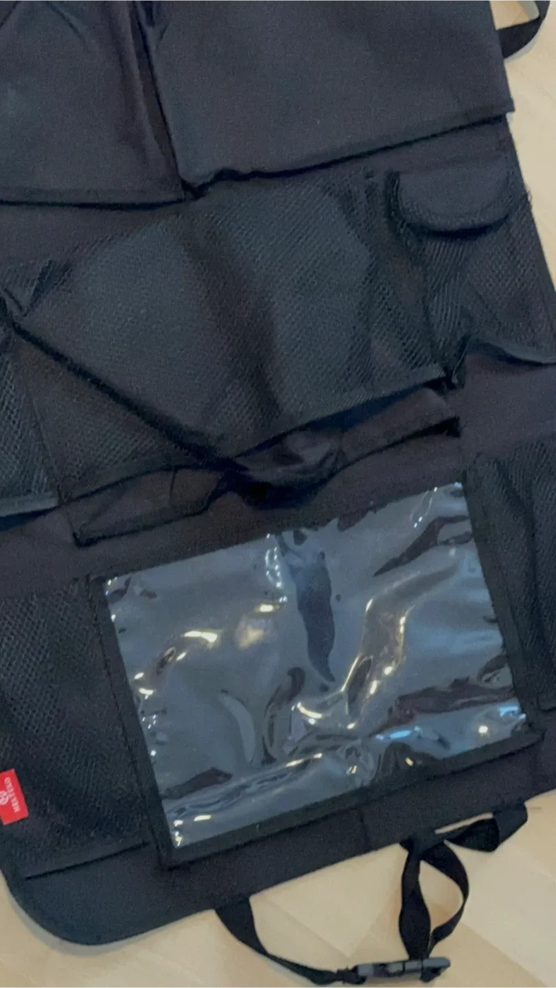 Helteko Black Car Backseat Organizer image indicator(5)