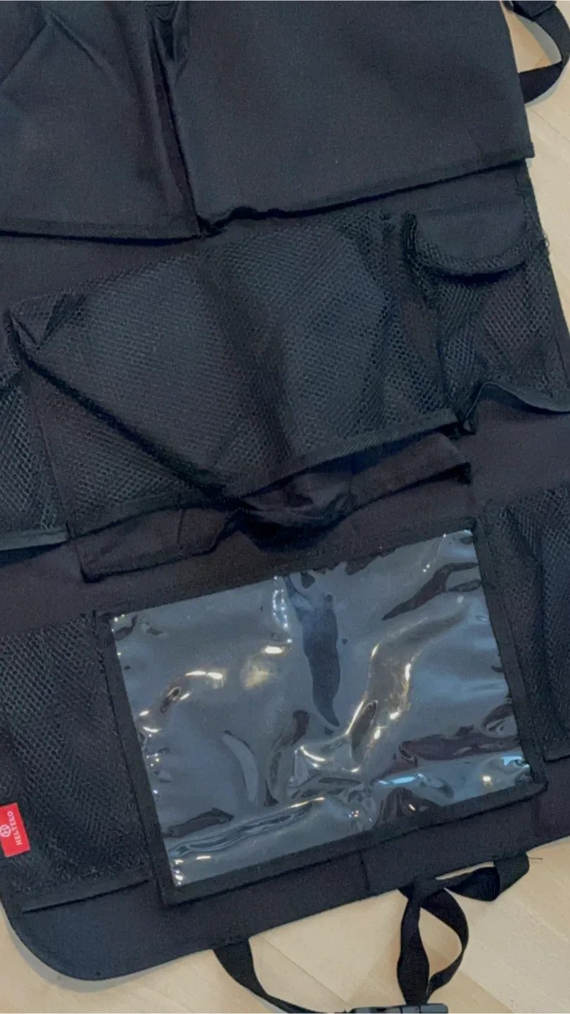 Helteko Black Car Backseat Organizer image indicator(2)