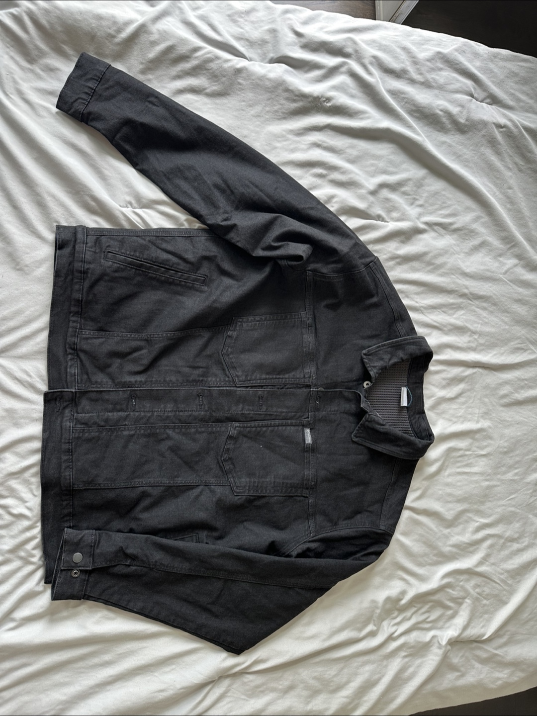 Columbia Men's Trucker Black denim Jacket Size XXL