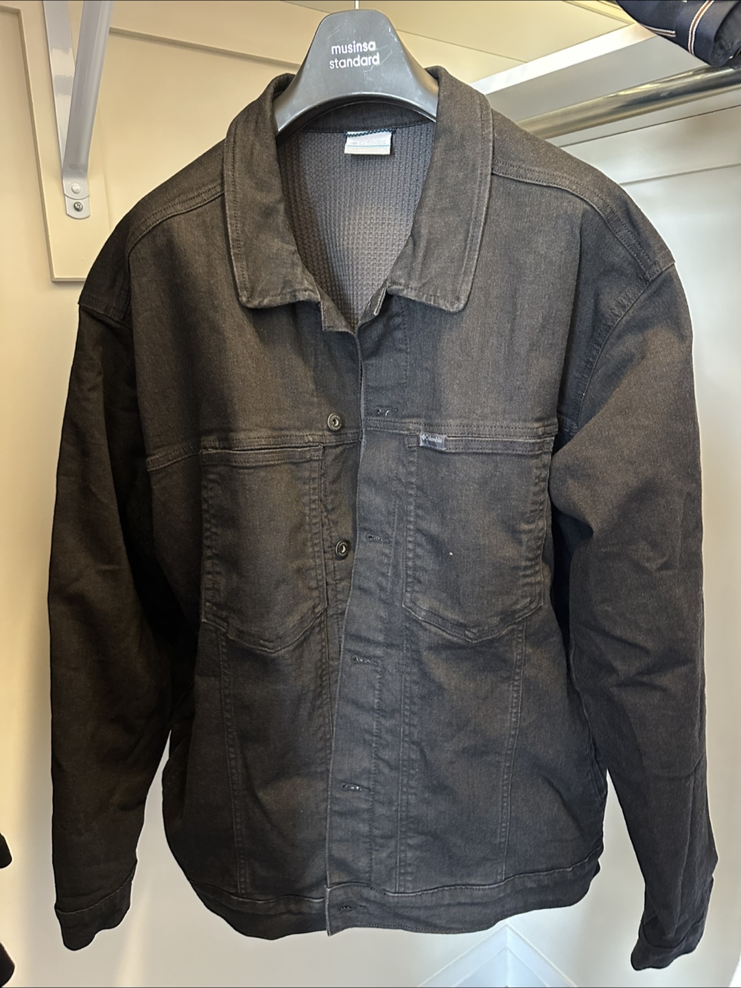 Columbia Men's Trucker Black denim Jacket Size XXL - photo 3
