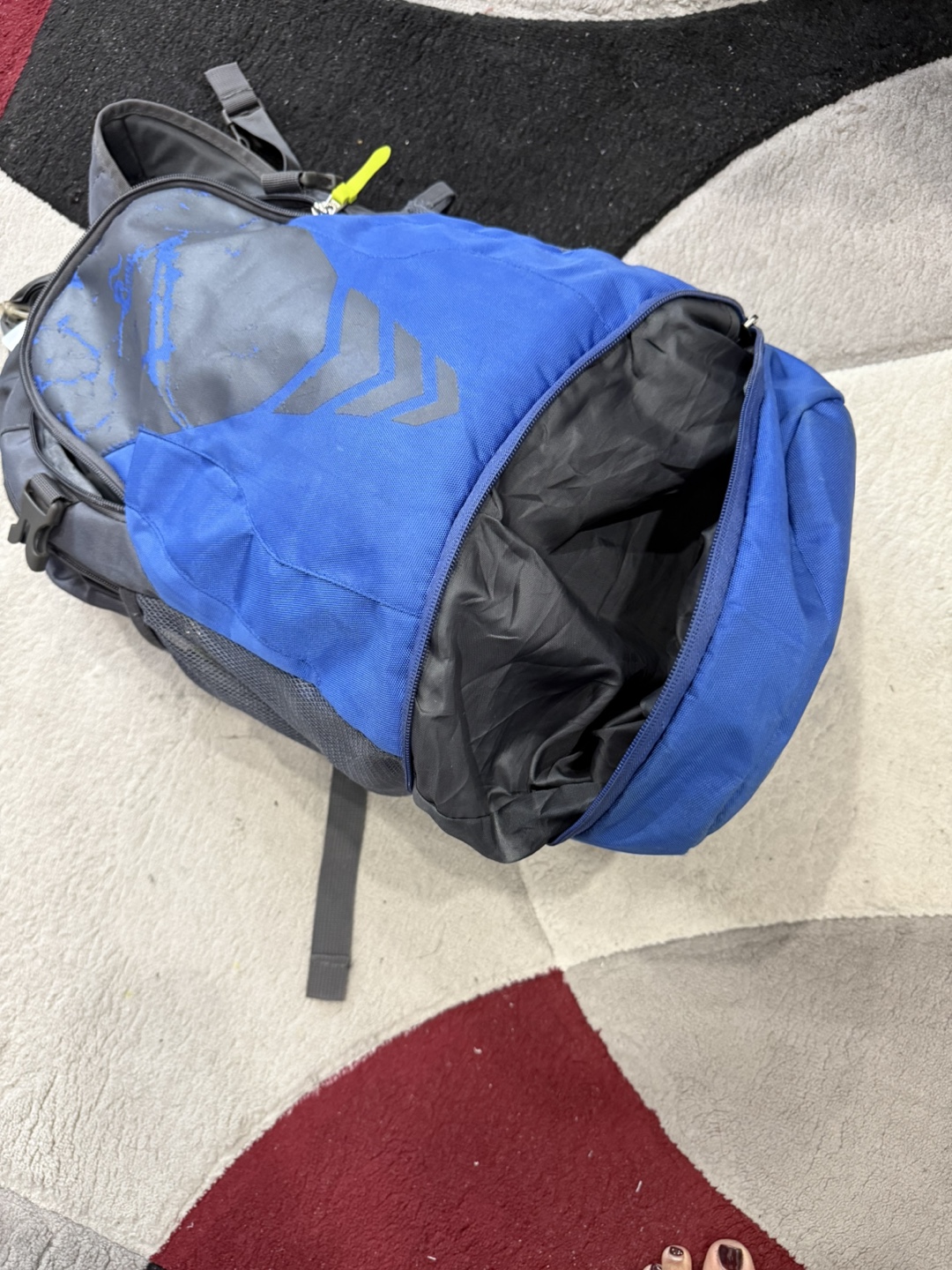 Blue and Grey Backpack
