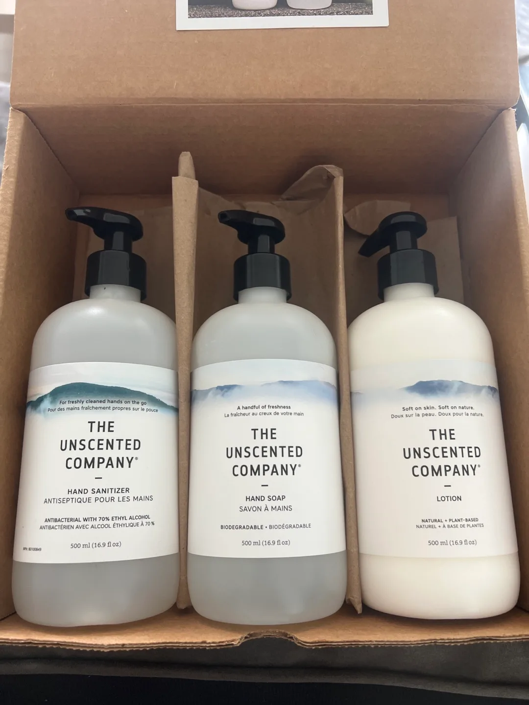The Unscented Company Hand Soap, Lotion, Sanitizer Set thumbnail