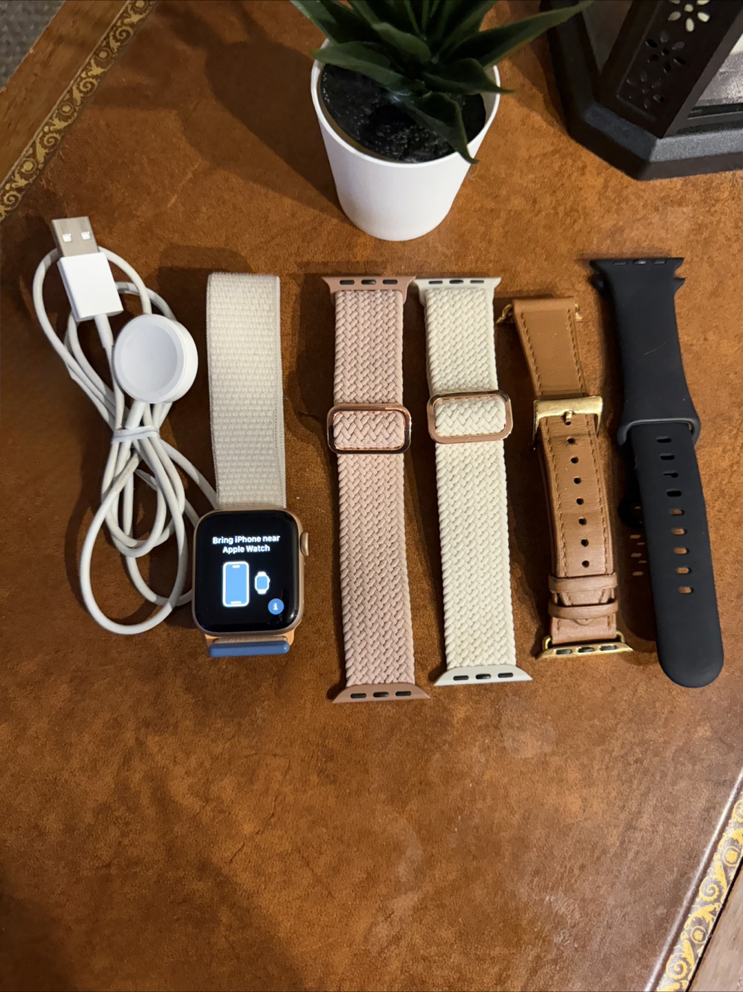 Apple Watch with Bands & Charger