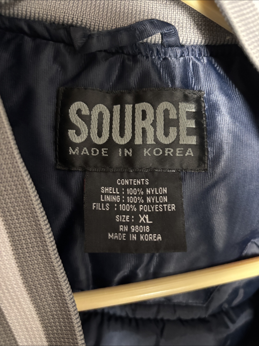 Vintage SOURCE New York Satin Bomber Jacket XL - photo 3