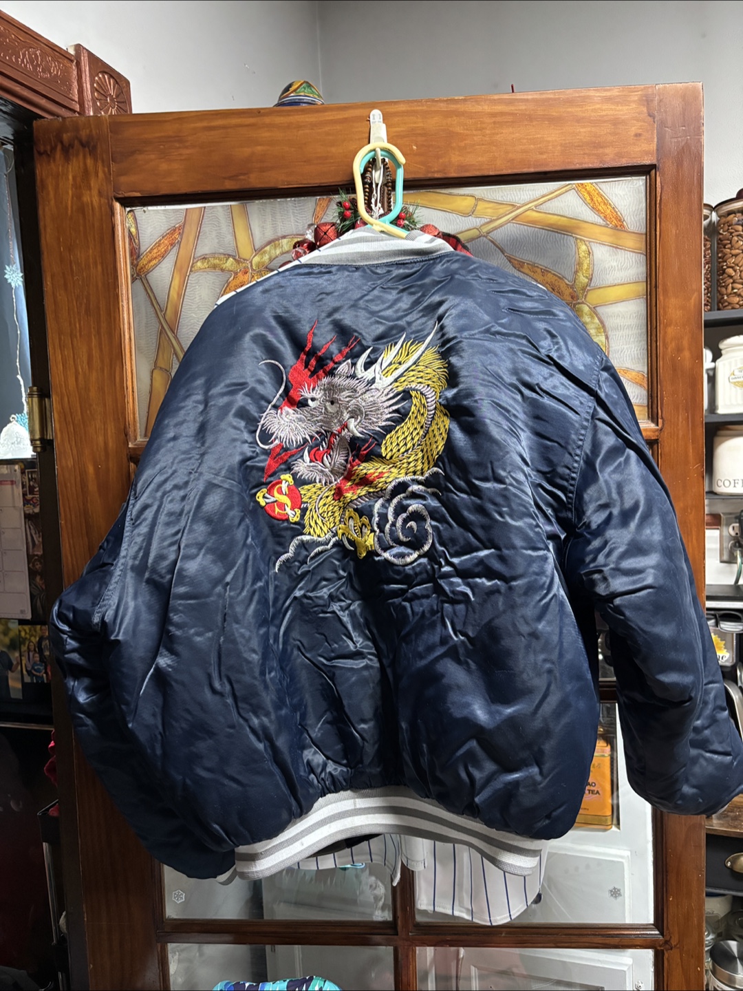 Vintage SOURCE New York Satin Bomber Jacket XL - photo 2