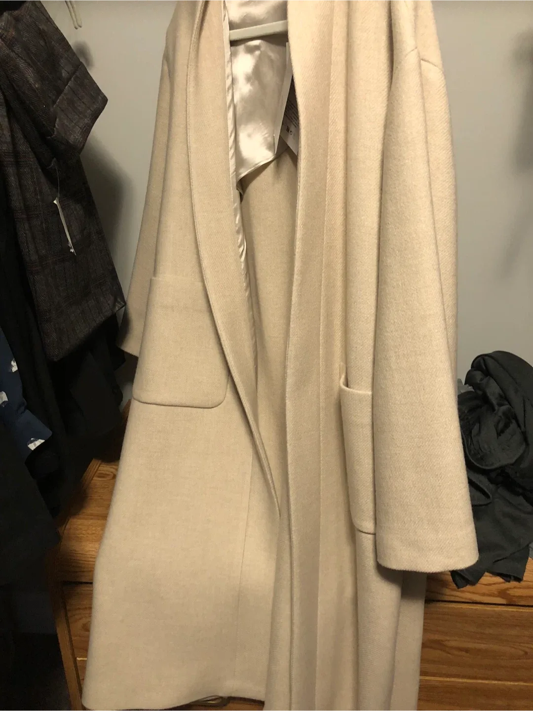 Zara Manteco Wool Blend Coat - XS image indicator(3)