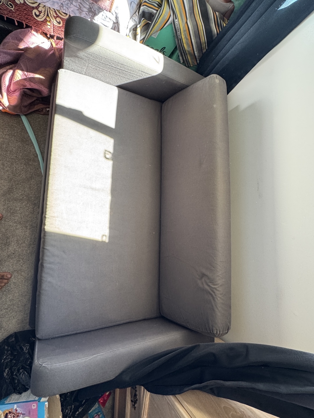 Grey Loveseat Sofa - photo 5