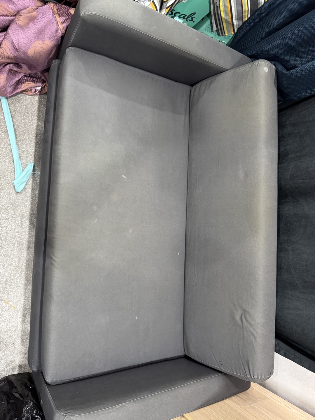 Grey Loveseat Sofa - photo 2