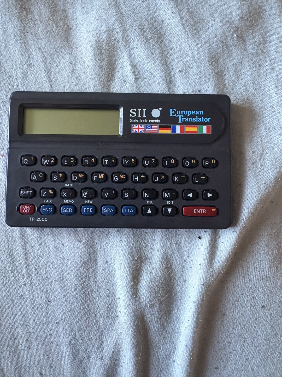 SII Seiko Instruments European Translator TR-2500