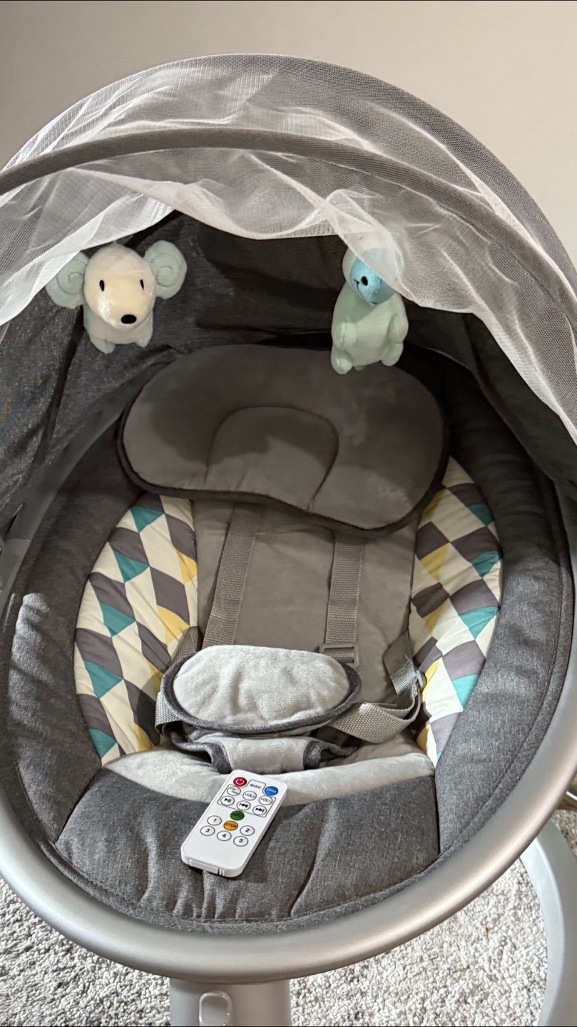 Dream On Me Rocker/Swing - Grey - photo 5