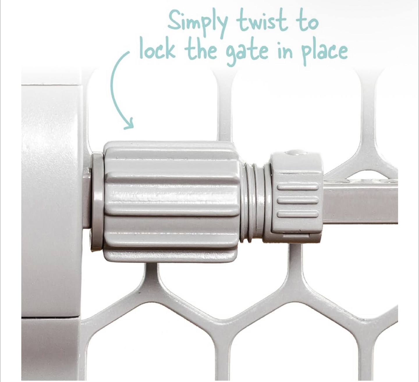 Adjustable Baby/Pet Safety Gate, 28-42 in - photo 3