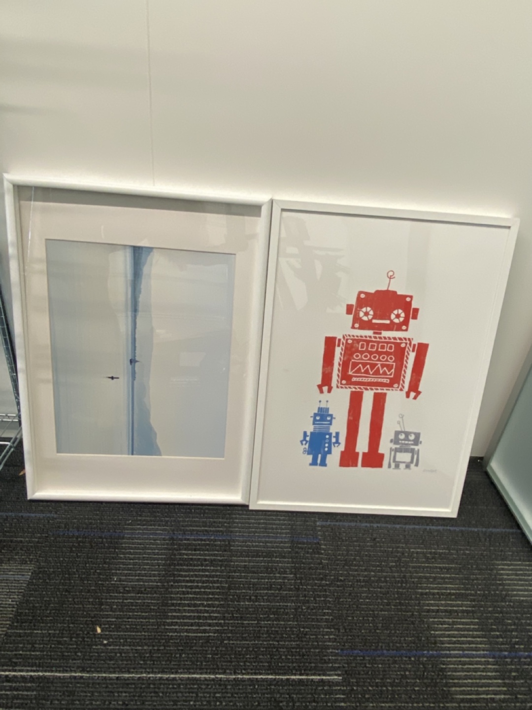 Framed Wall Art - Robot and Sea