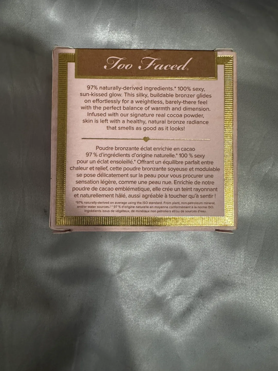 🥕Too Faced Natural Chocolate Bronzer - Golden Cocoa image indicator(2)