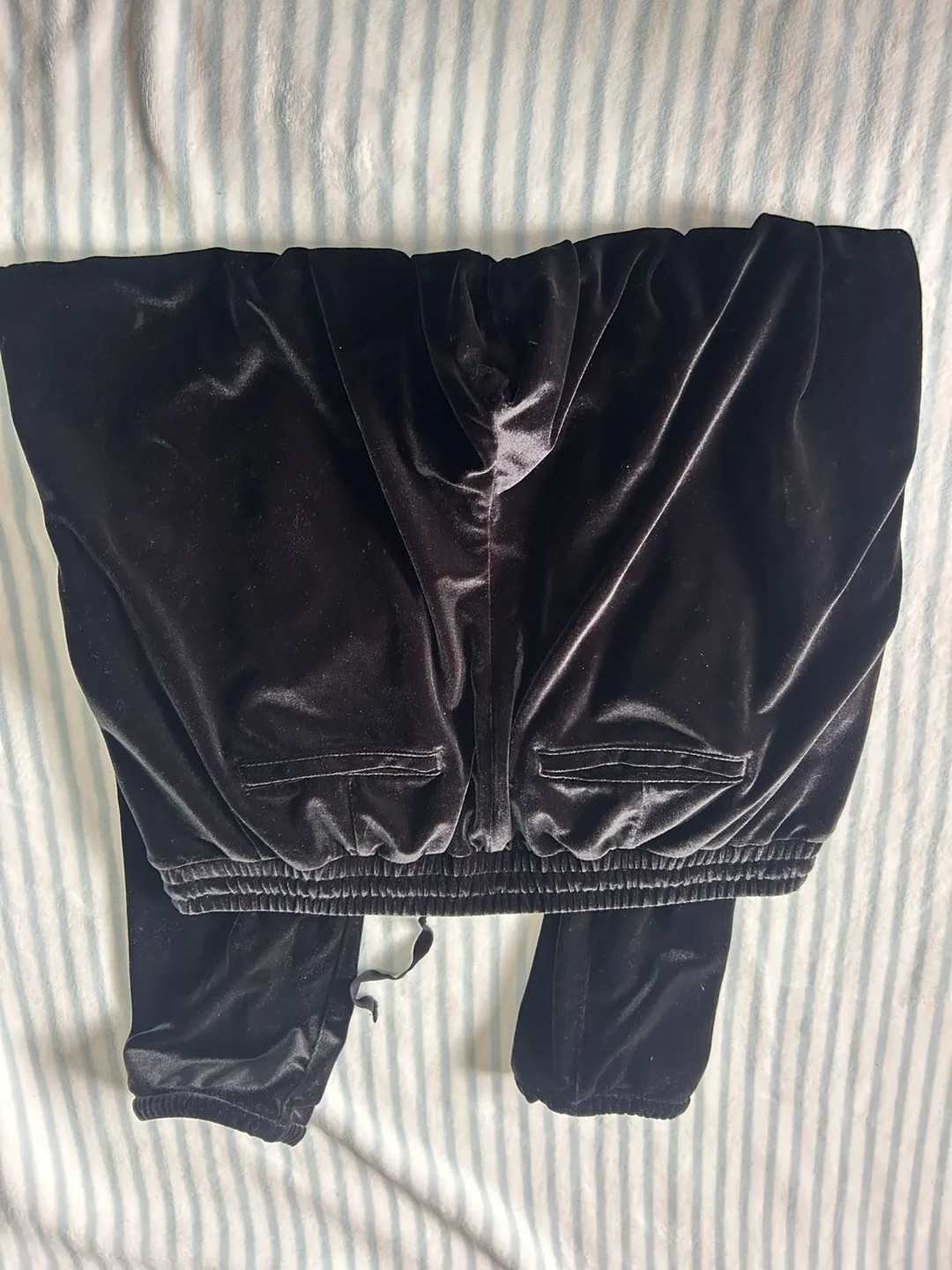 GAP Black Velvet Joggers - Size S image indicator(4)
