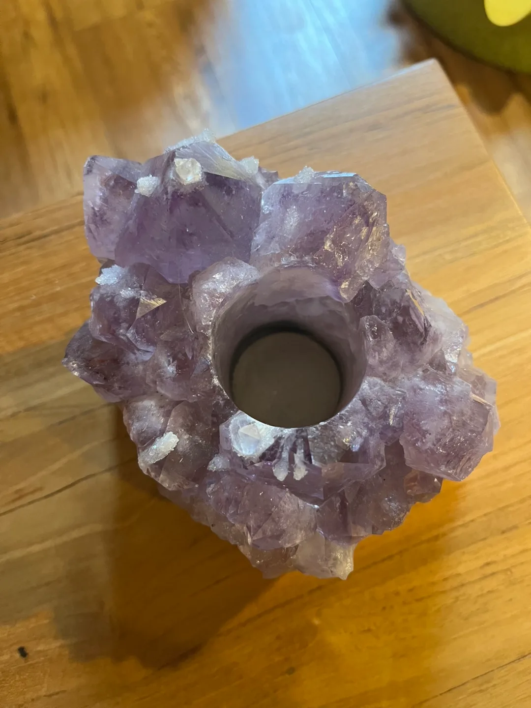 Amethyst Crystal Candle Holder thumbnail
