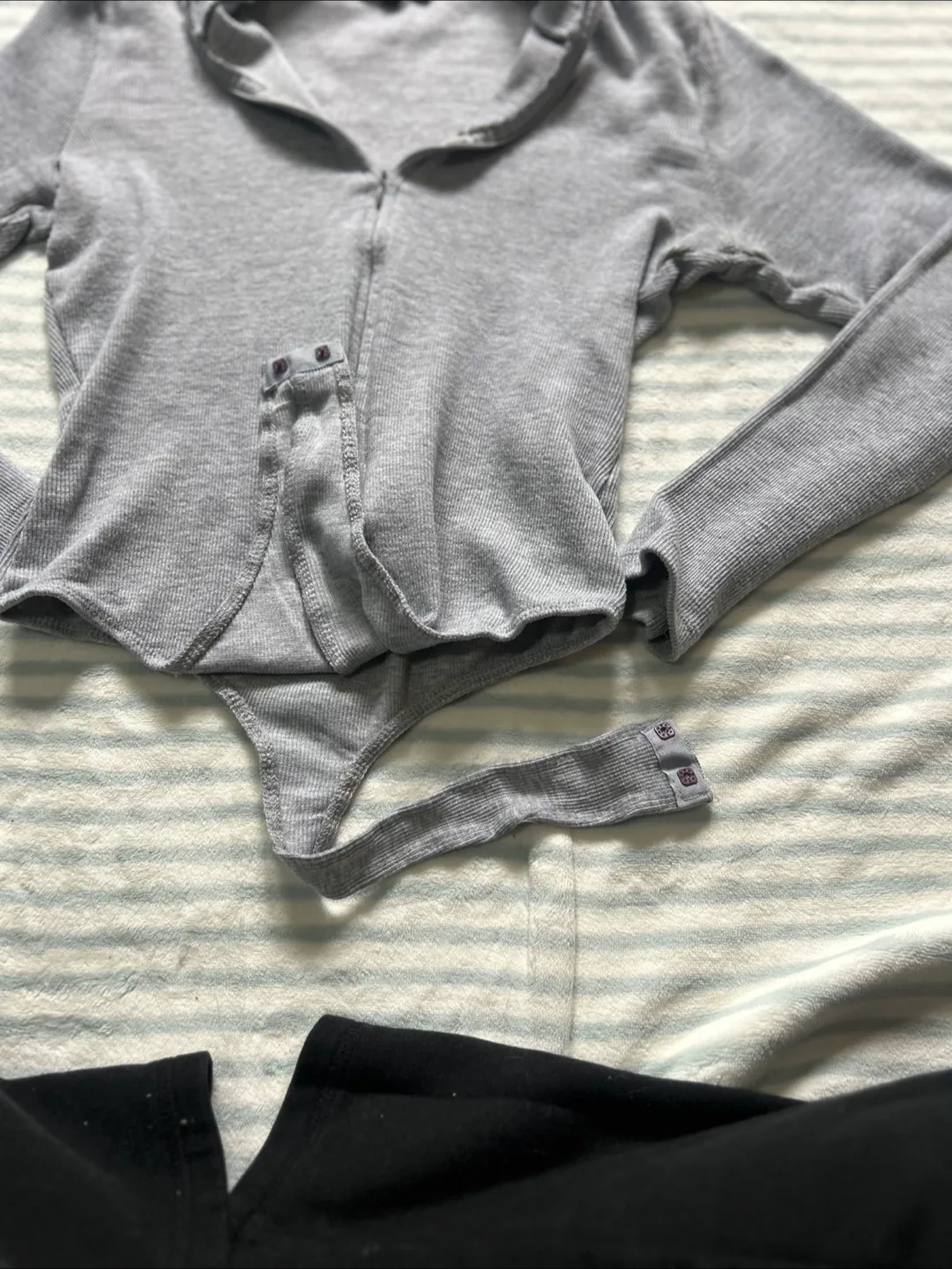 Grey Fashion Nova Bodysuit image indicator(3)