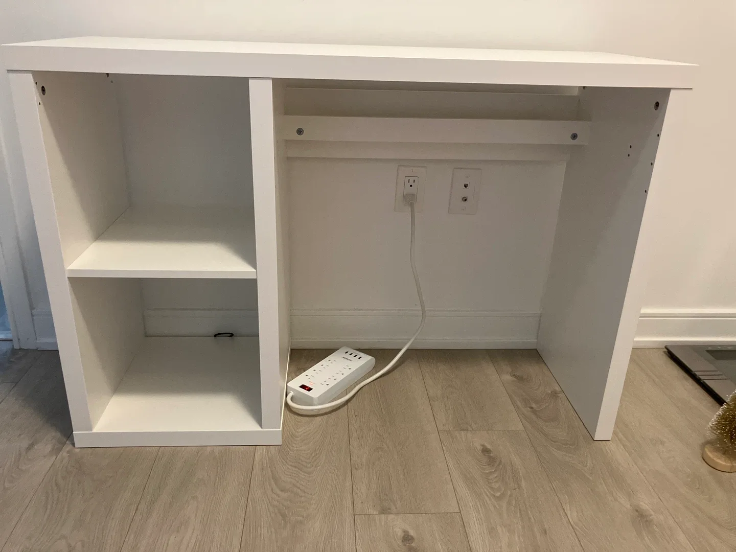 White Desk with Shelves