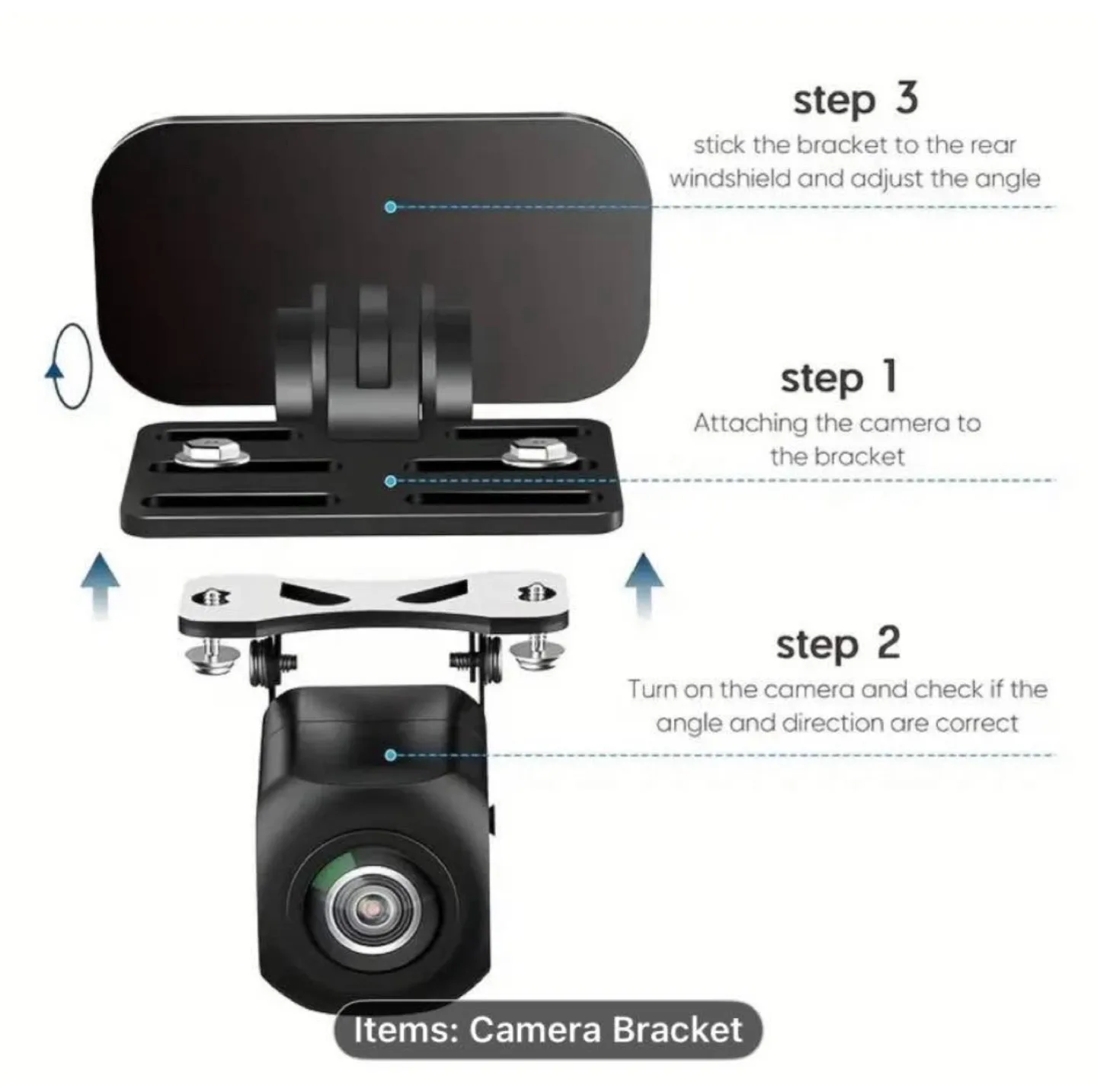 Adjustable Rearview Camera Mount image indicator(3)