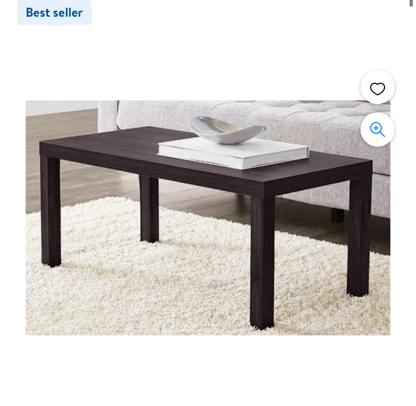Dark Brown Coffee Table - photo 4