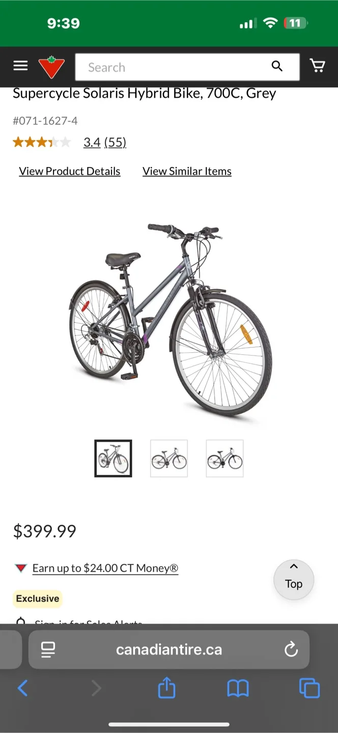 Supercycle Solaris Hybrid Bike, 700c- Ready to ride! End of Szn image indicator(4)