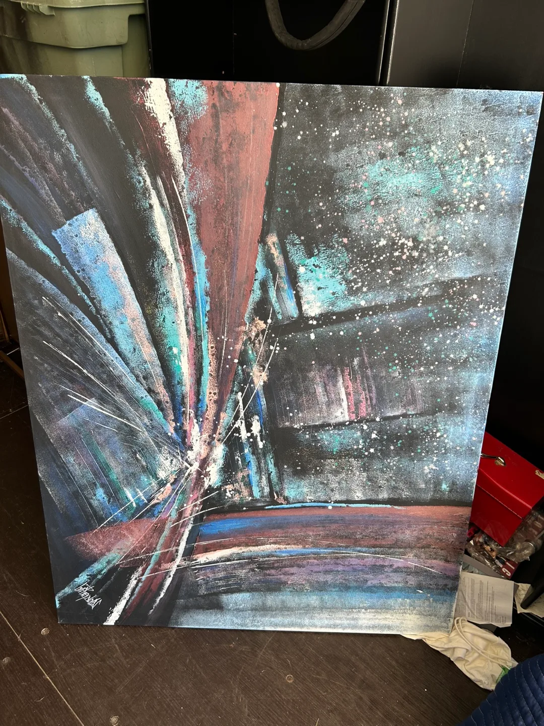 Abstract Painting - Signed thumbnail