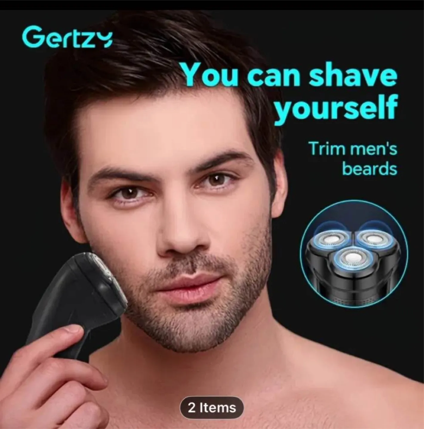 Electric shaver, rechargeable mini portable shaver image indicator(4)