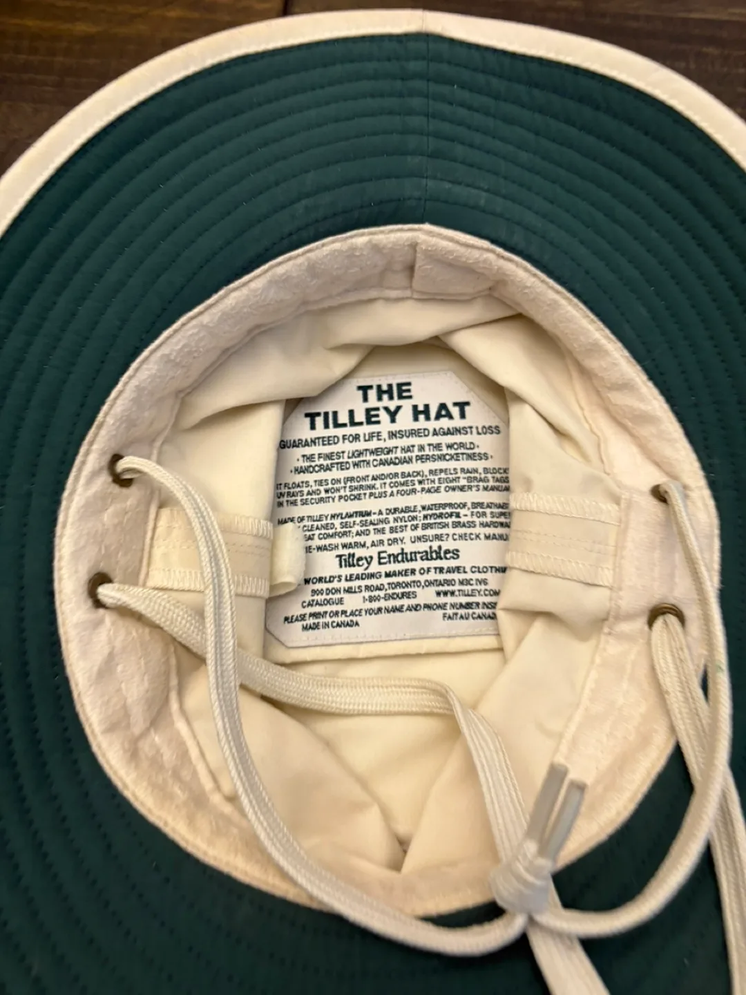 Vintage like new Tilly Originals Hiking Hat great quality image indicator(6)