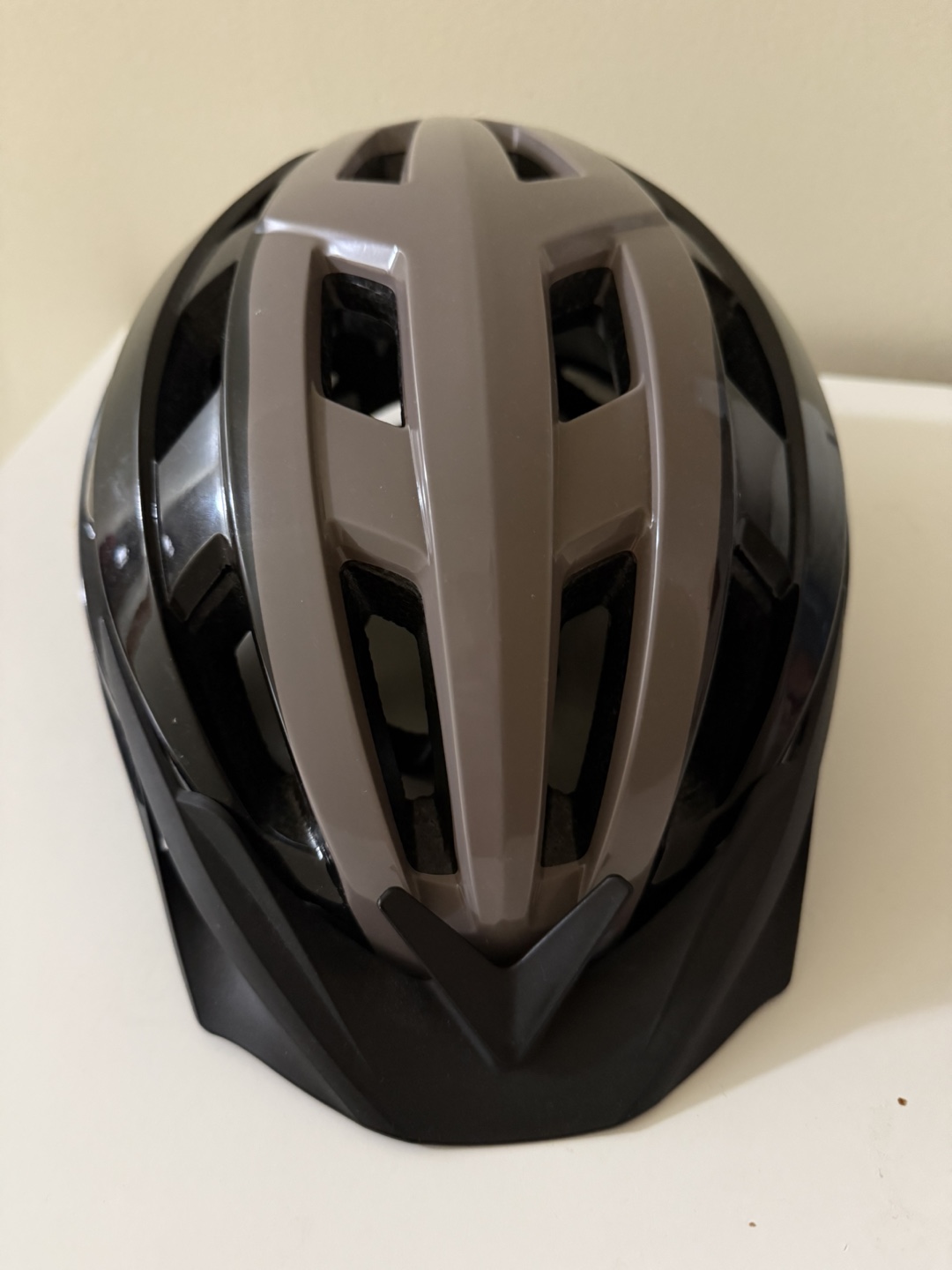 Adult Bike Helmet - Grey and Black